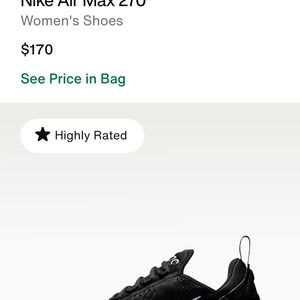 Nike Air Max 270 Women's Black Shoes